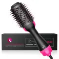 Hot Air Brush 3 in 1. Hair Straightener, Hair Dryer and Volumizer with Comb. Curler Hair Styling