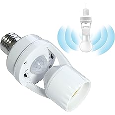 Motion Sensor Light Socket