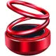 Car Dashboard Ring Decoration Red | Solar Power Autorotation | without perfume