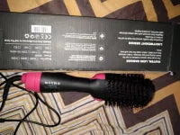 Hot Air Brush 3 in 1. Hair Straightener, Hair Dryer and Volumizer with Comb. Curler Hair Styling