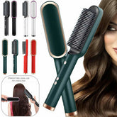 Hair Straightener Iron Brush