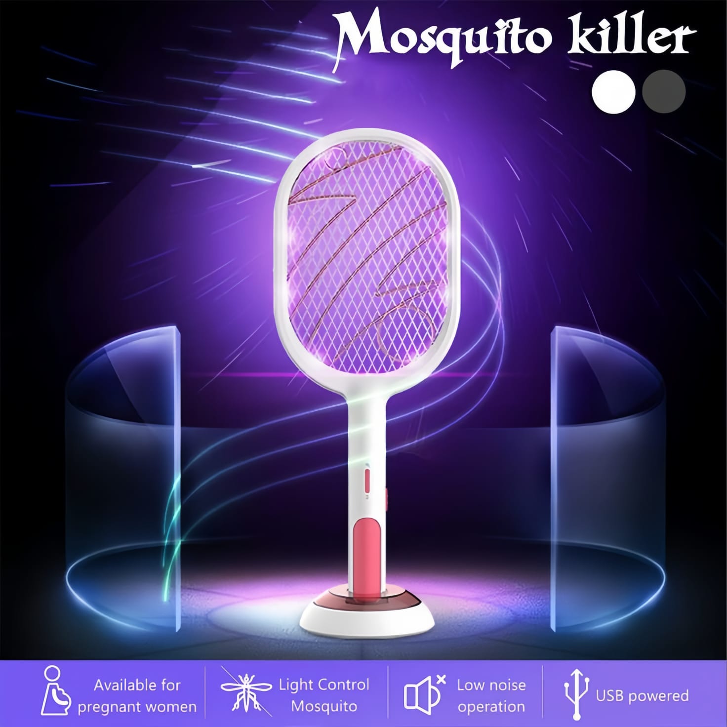 Electric Rechargeable Mosquito Killer Racket