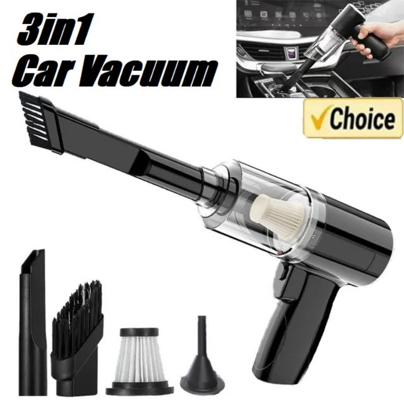 High Power Portable Vacuum Cleaner Mini Cordless 6000PA Strong Suction Rechargeable Dust Collector for Cars Keyboard Gaps