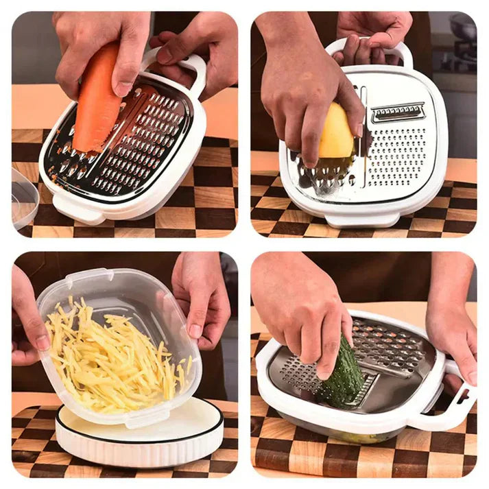 Multi-functional Vegetable Peeler with Storage Box