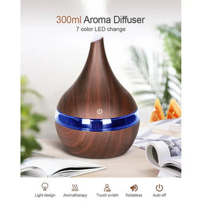 300ml Aroma Humidifier With 7 Colour Led