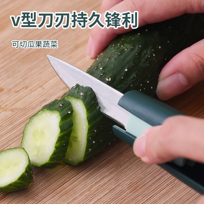 2-in-1 Stainless Steel Peeler Knife